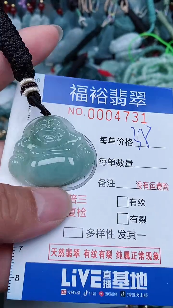 【闪购商品】翡翠颈饰未镶嵌...0004731