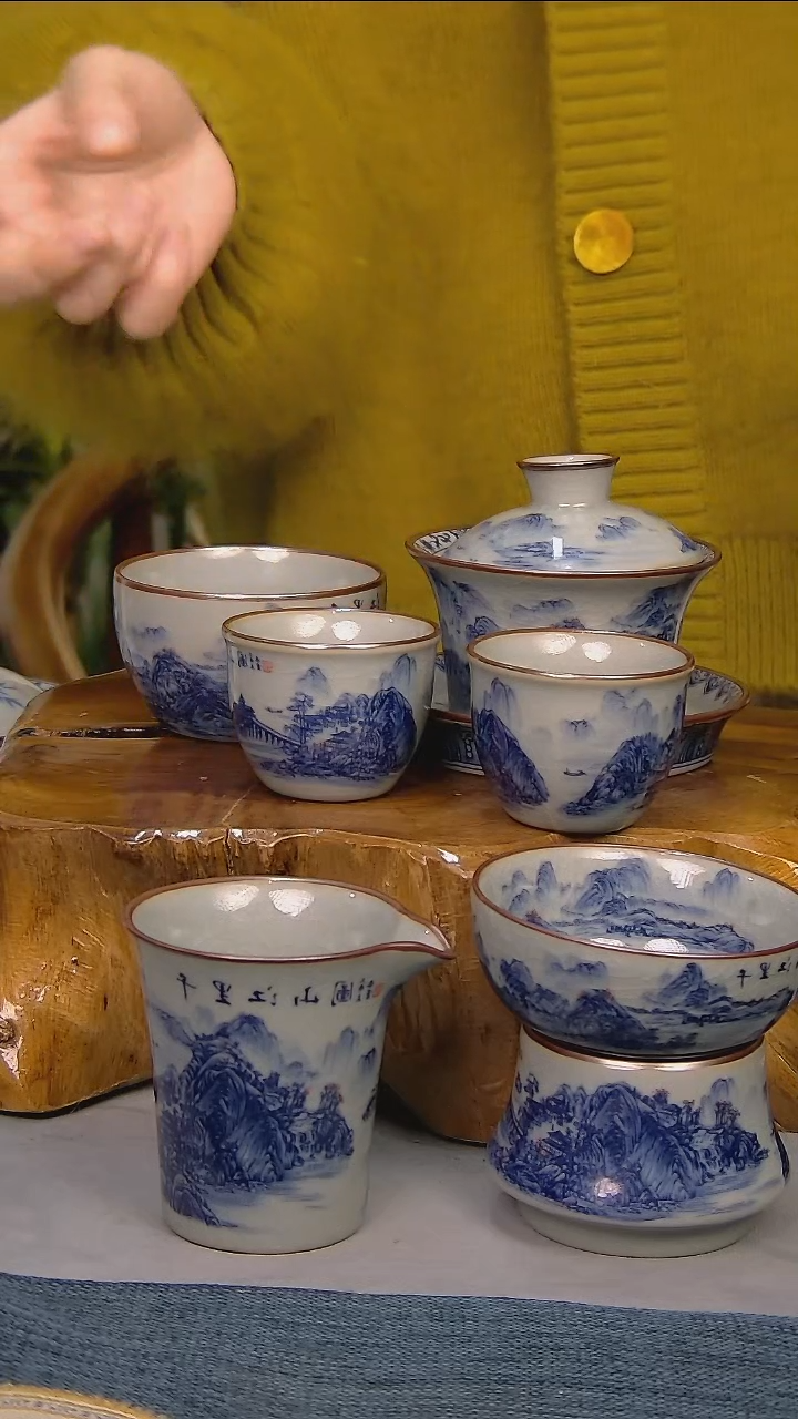 简装家用款6件套 陶瓷家用茶具系列