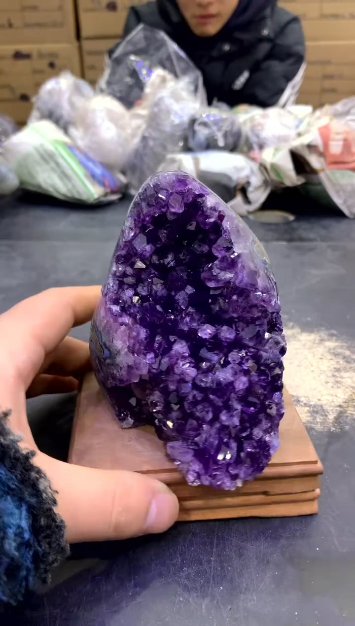 【闪购商品】水晶摆件未镶嵌天然高品质紫晶952