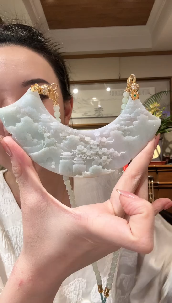 【闪购商品】翡翠颈饰未镶嵌国风