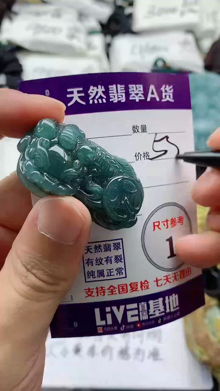 翡翠未镶嵌颈饰888