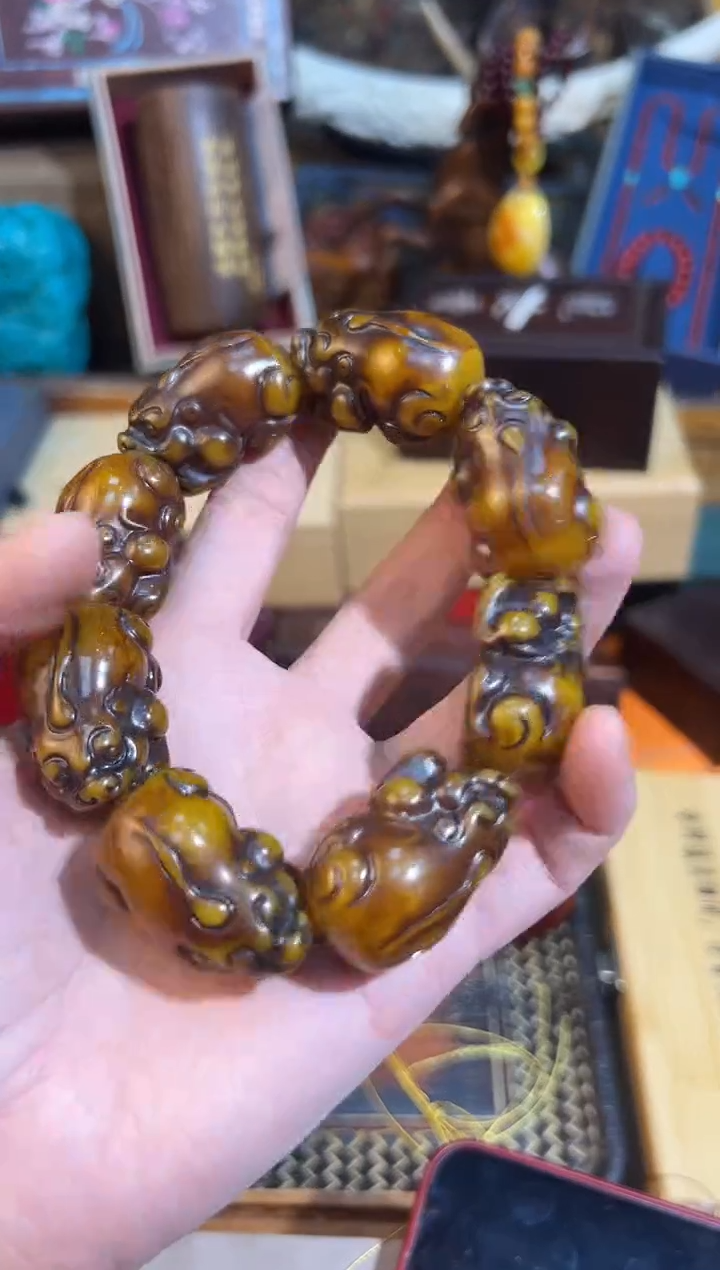 【闪购商品】蜜蜡手链未镶嵌80业业业业业业业业