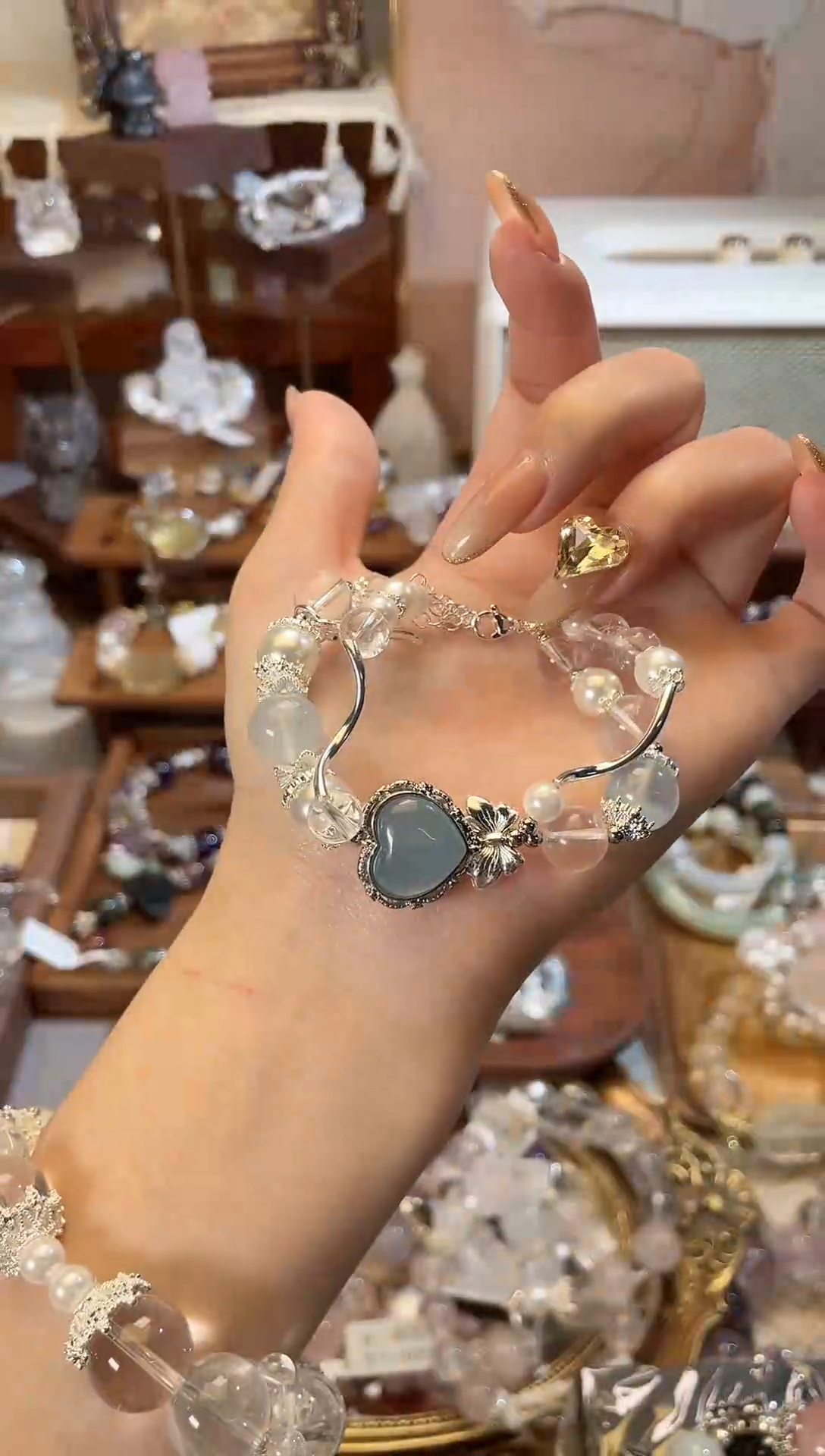 【闪购商品】水晶手串未镶嵌柚子原创水晶