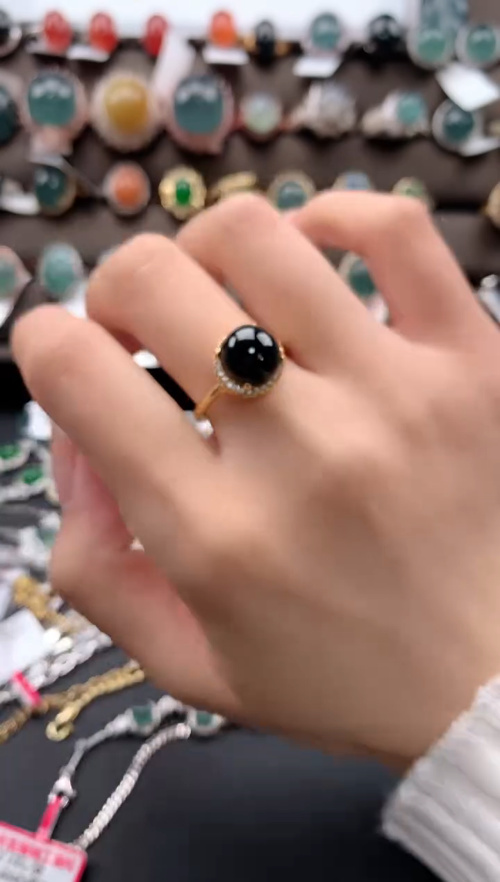 【闪购商品】翡翠戒指银S925镶嵌3213213