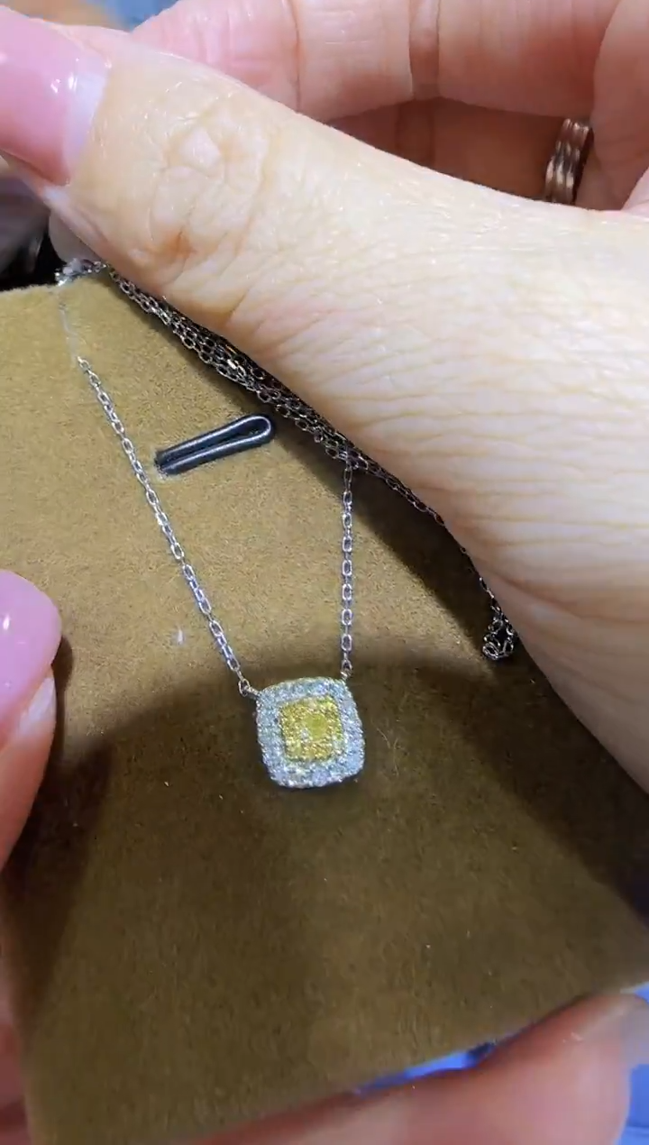 套链18K金镶嵌钻石严选-方套链