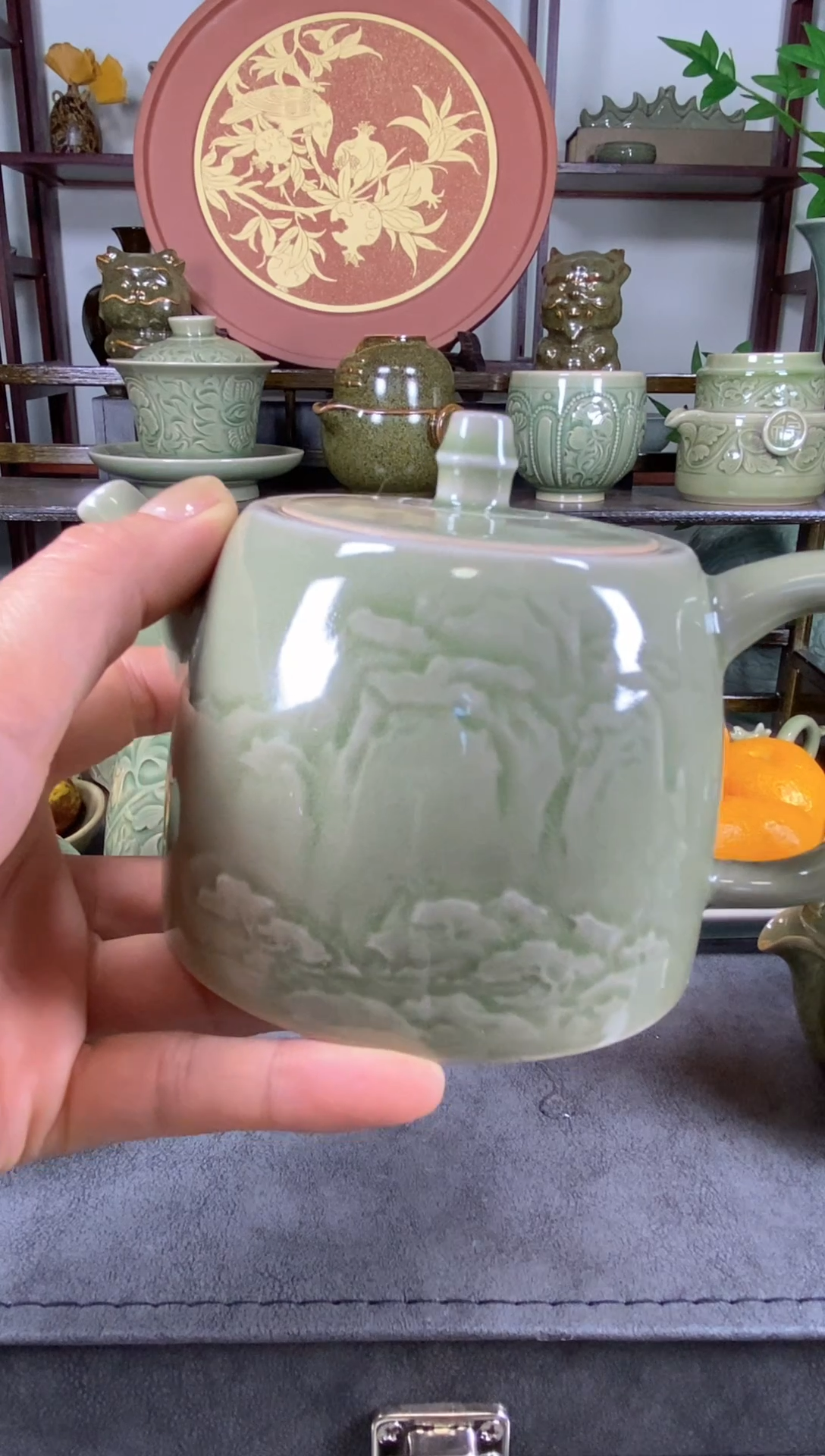 微瑕 山水汉铎壶 一个