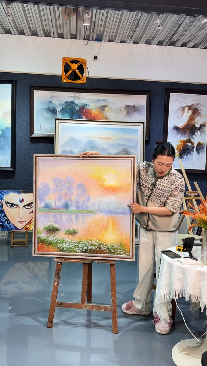 【闪购商品】油画102号 80*80 风景-手绘油画