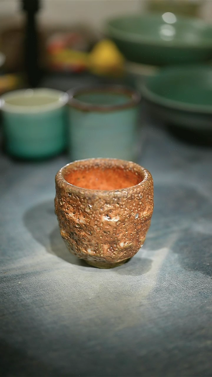 【闪购商品】碗浪鬼柴烧釉绘柴烧