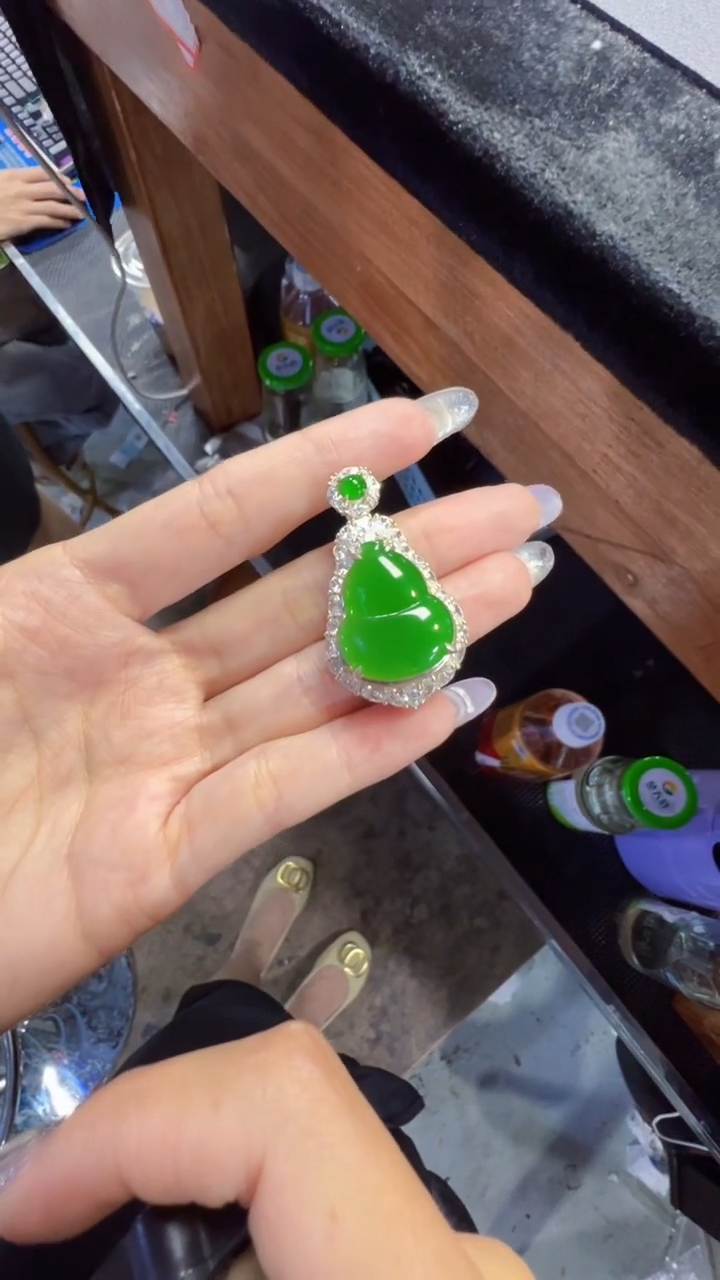 定制翡翠未镶嵌葫芦商品多样性发货1