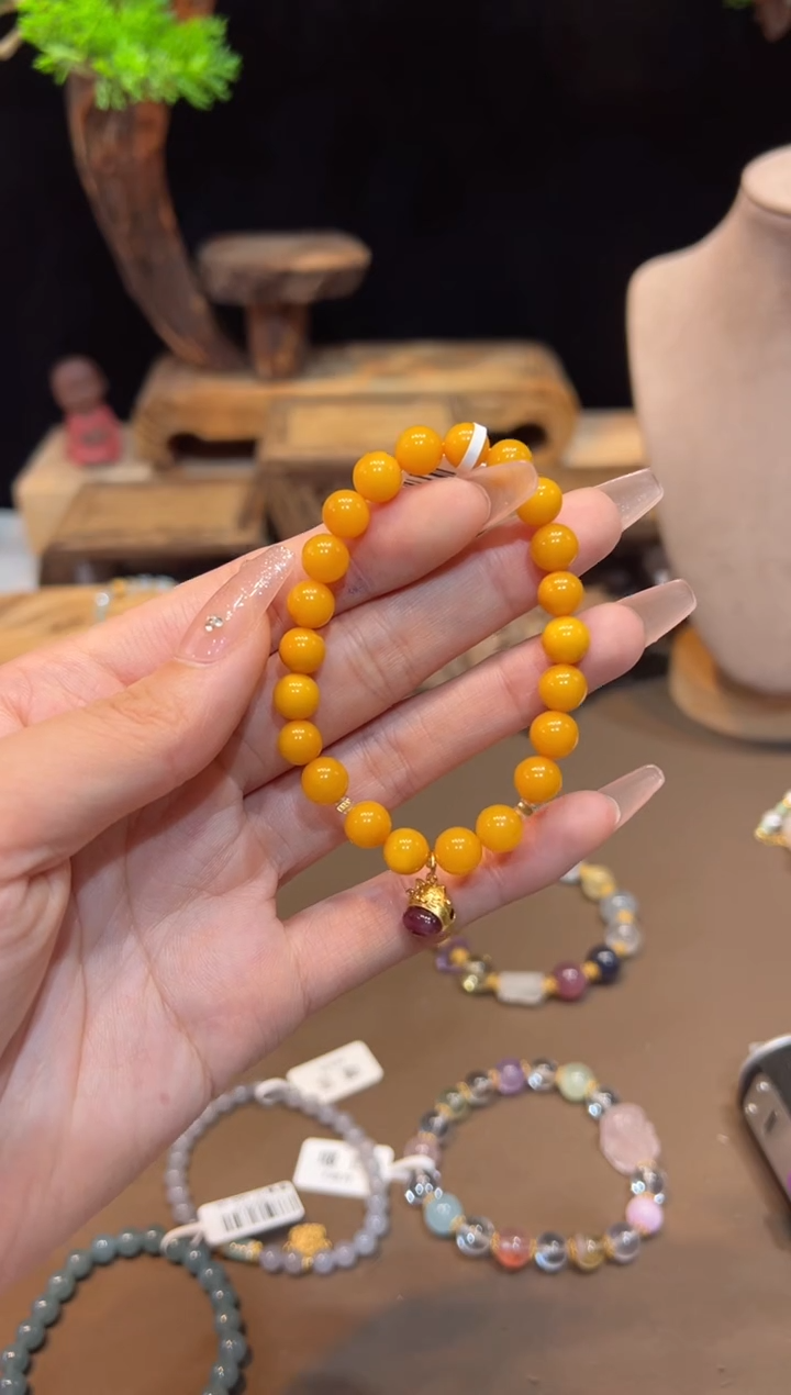 手饰琥珀未镶嵌手饰@@E6711