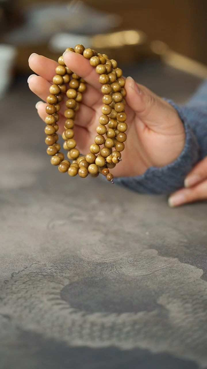 金丝楠精工8MM108颗捻珠