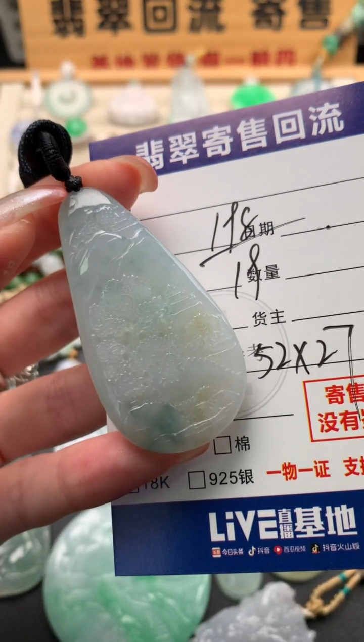 翡翠未镶嵌颈饰10142766