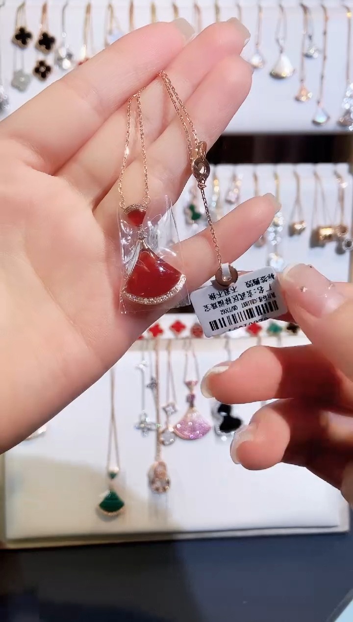 【闪购商品】套链钻石18K金镶嵌钻石K玫