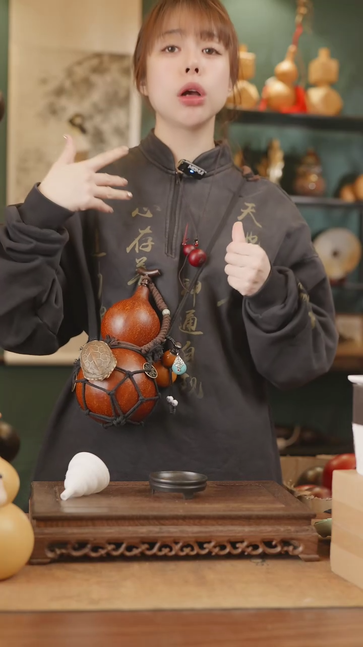 【闪购商品】90号精品天然大漆工艺防渗内胆酒葫芦~