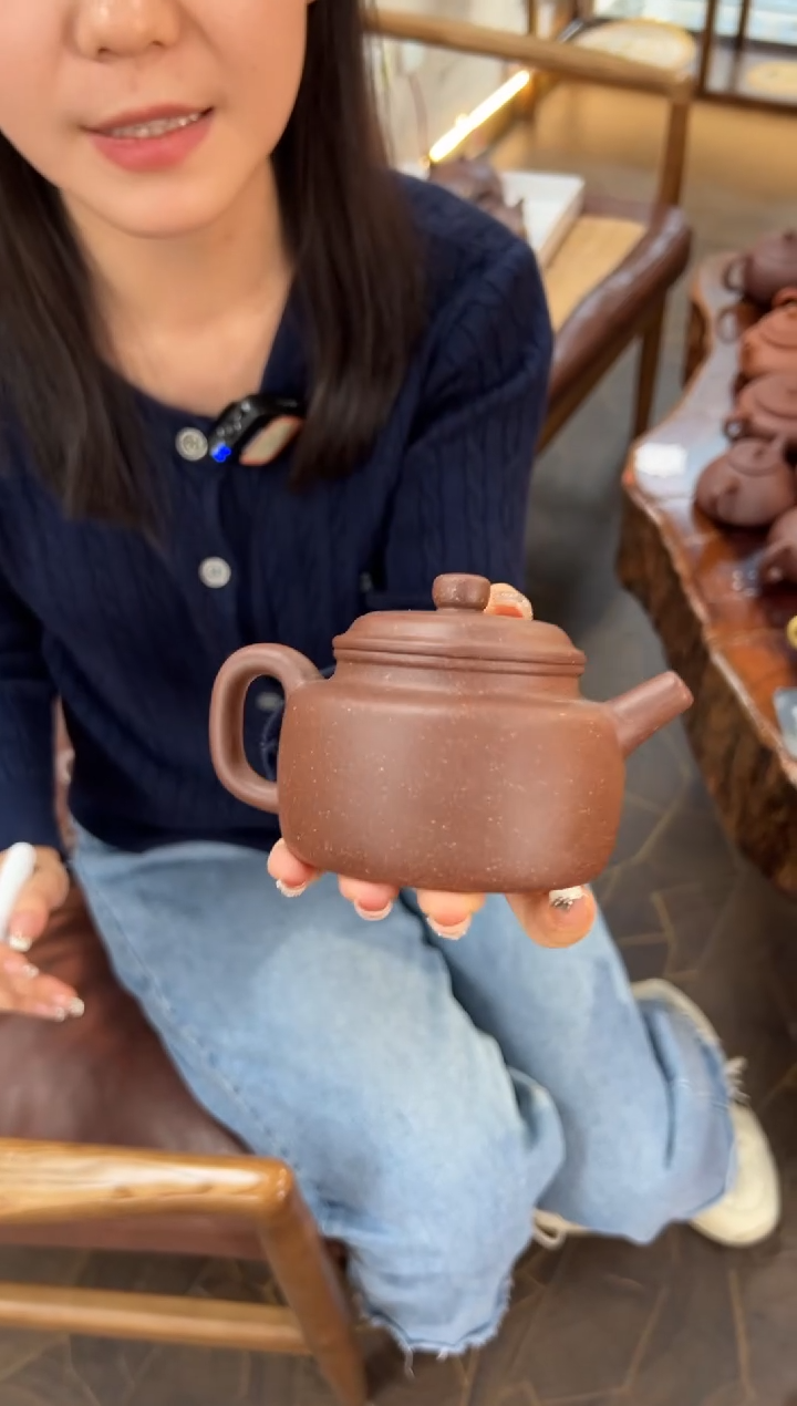 【闪购商品】紫砂茶壶【头哥手工壶】德钟千禧紫泥