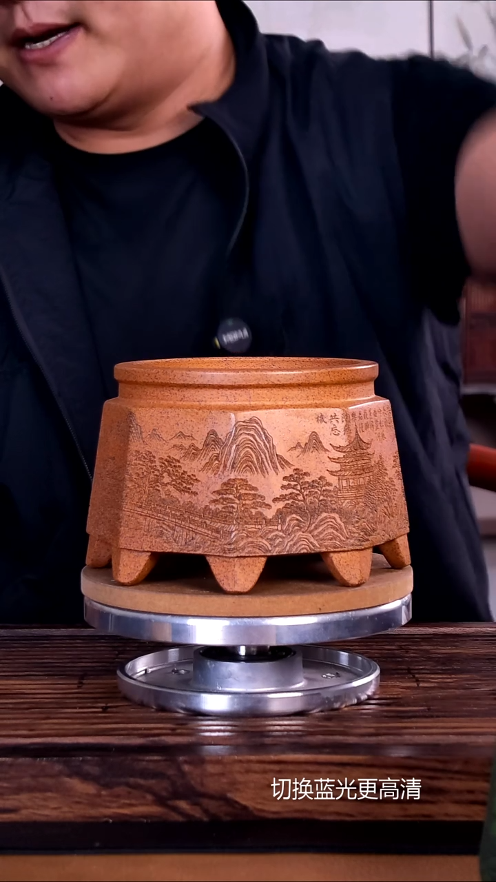 紫砂花盆紫砂花盆内口10-7