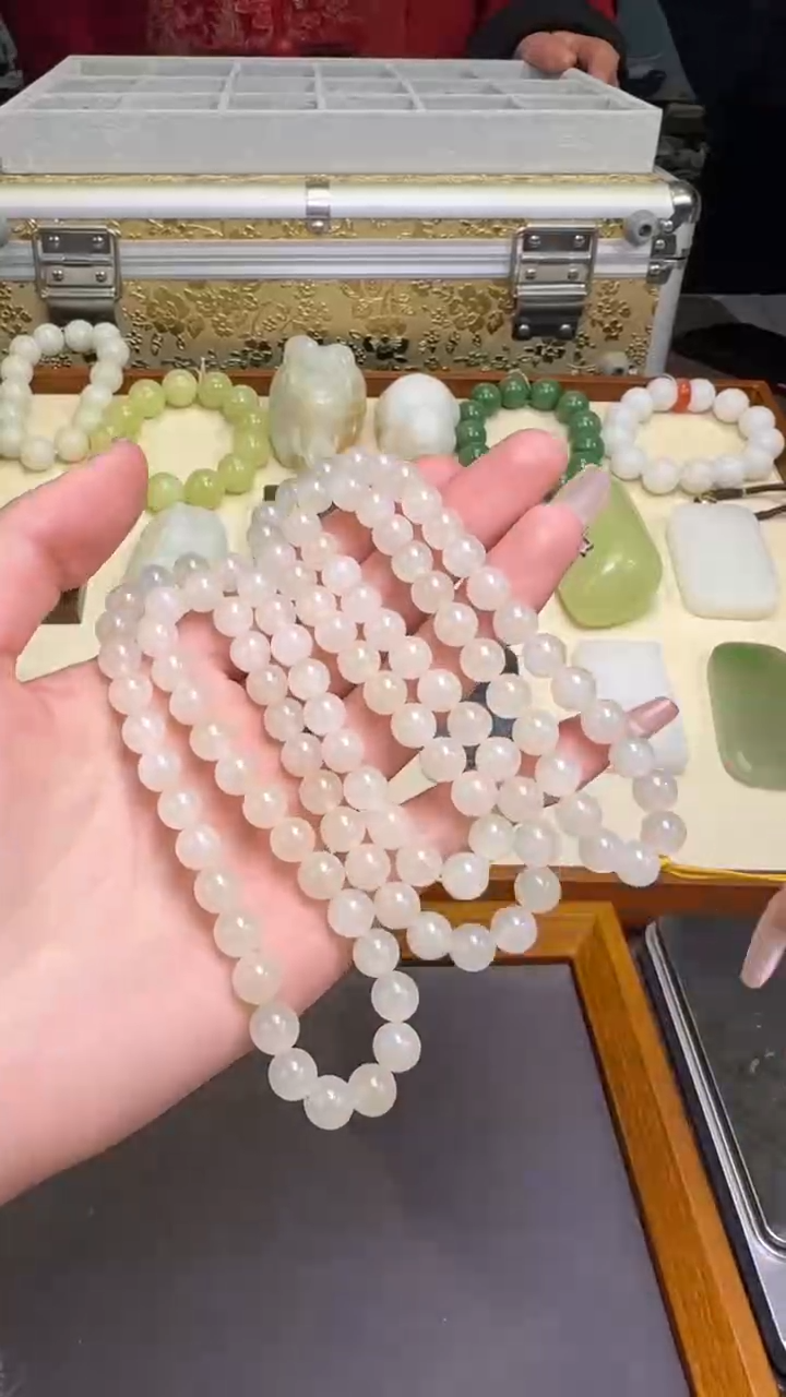 【闪购商品】和田玉珠串未镶嵌珠串