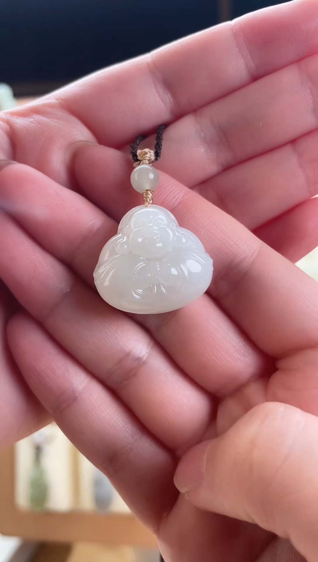 【闪购商品】和田玉颈饰未镶嵌和田玉抱抱佛