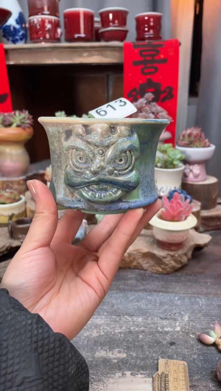 【闪购商品】摆件613知木小芳花盆