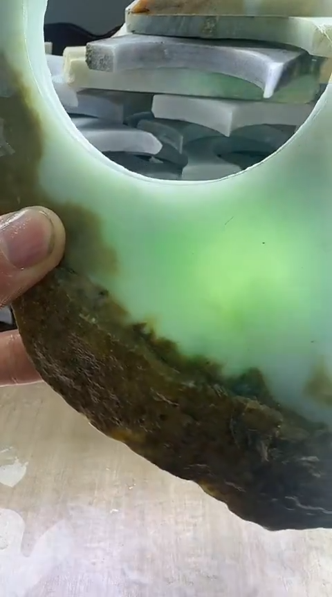 裸石翡翠缅甸翡翠A货花133