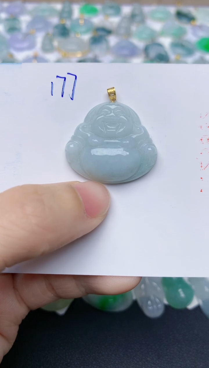 【闪购商品】翡翠颈饰18K金镶嵌天然翡翠A货    177