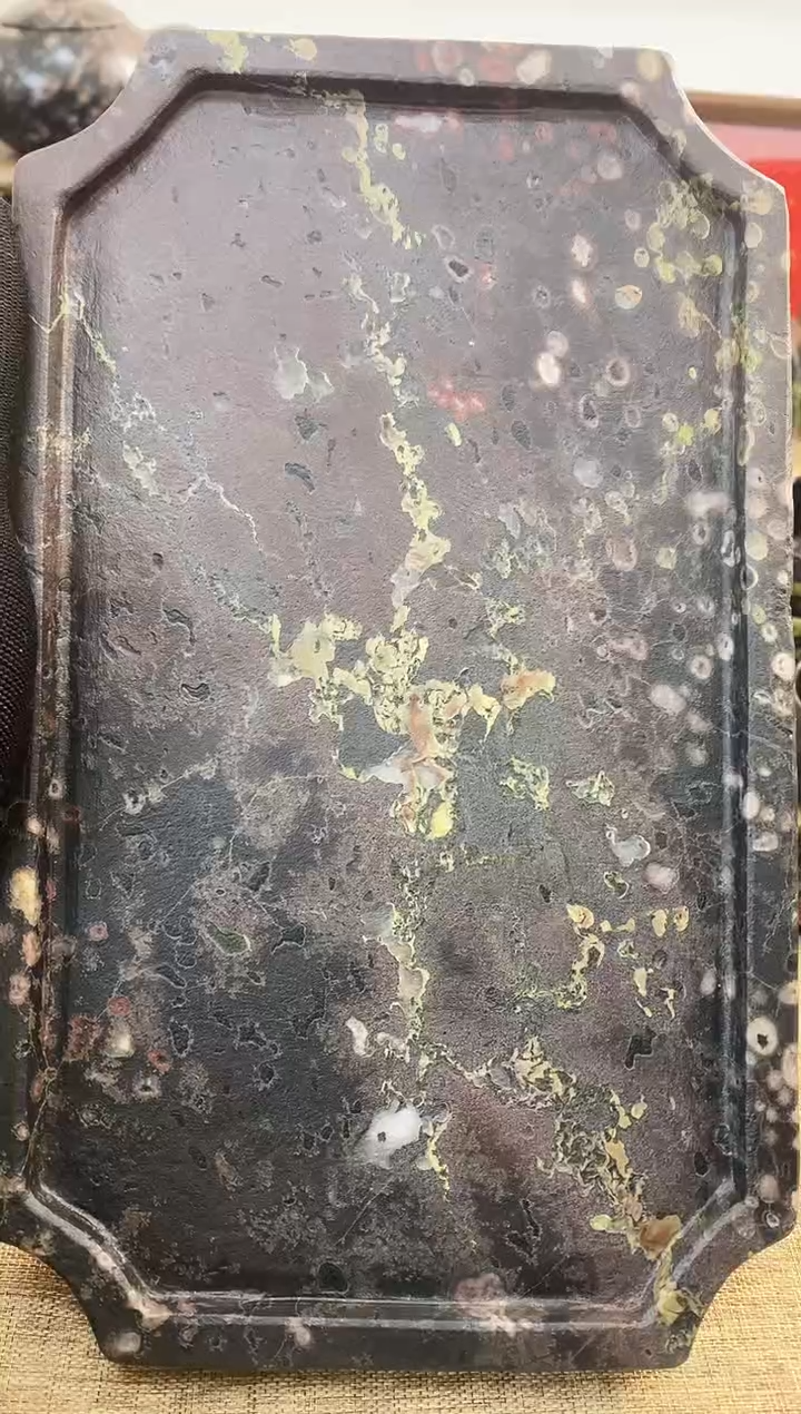 【闪购商品】豫石匠梅花玉安山玉干泡盘