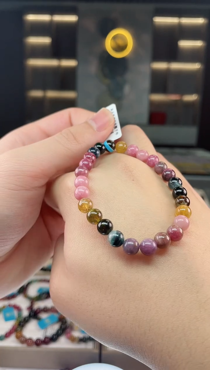 【闪购商品】碧玺单圈手串未镶嵌（多样性发一条）Y