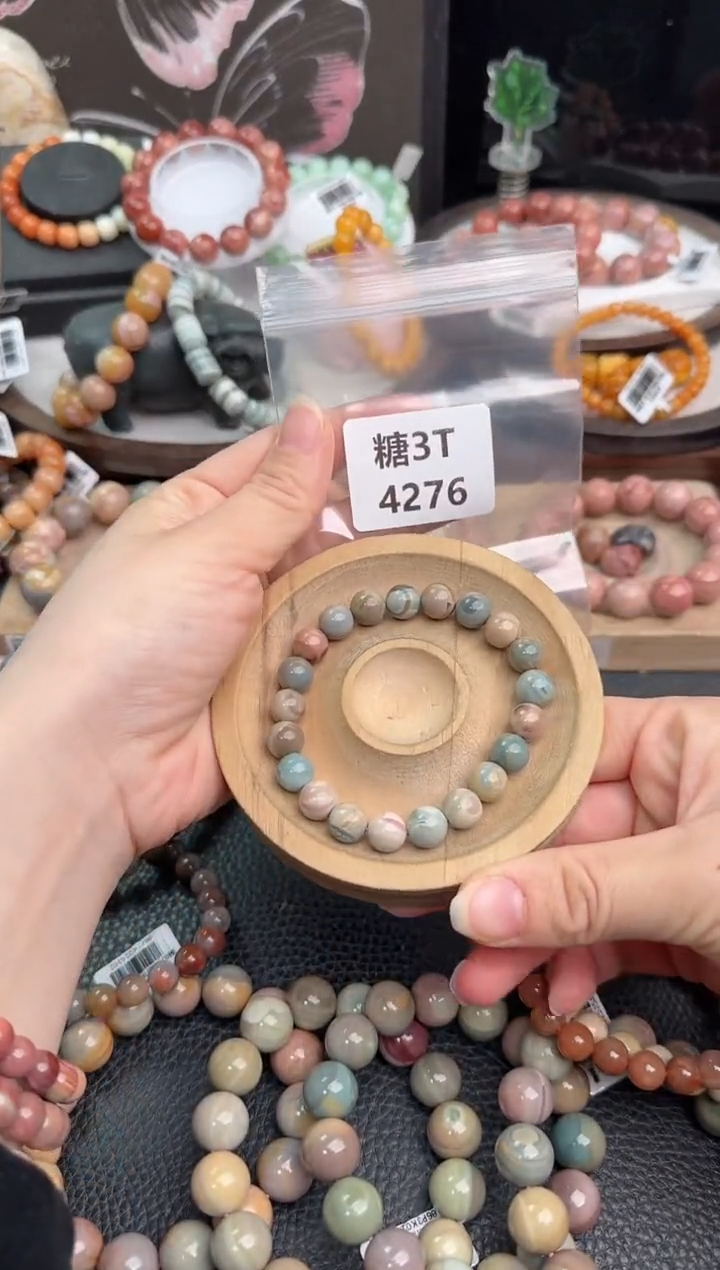 未镶嵌手链石英质玉一****神3T4276