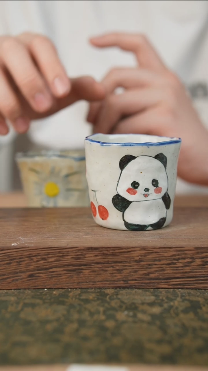 摆件泥垚手作 景德镇手工手绘器物