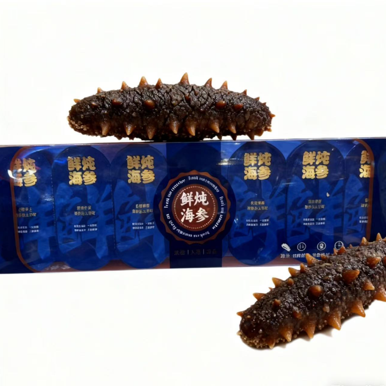[81只鲜炖入味海参]+[深海鱼礼盒*2]冬至鲜炖入味81只