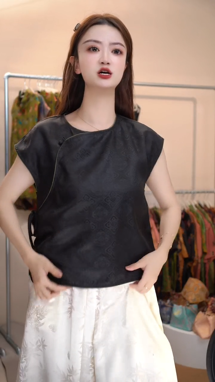 清仓不退不换香云纱小毛衫