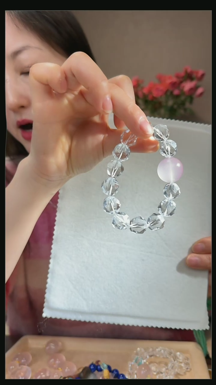 【闪购商品】水晶手串未镶嵌天然白水晶手串