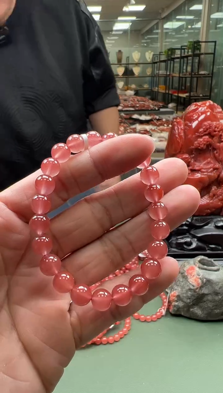 【闪购商品】南红玛瑙单圈手串未镶嵌一条约8mm 多样性发货