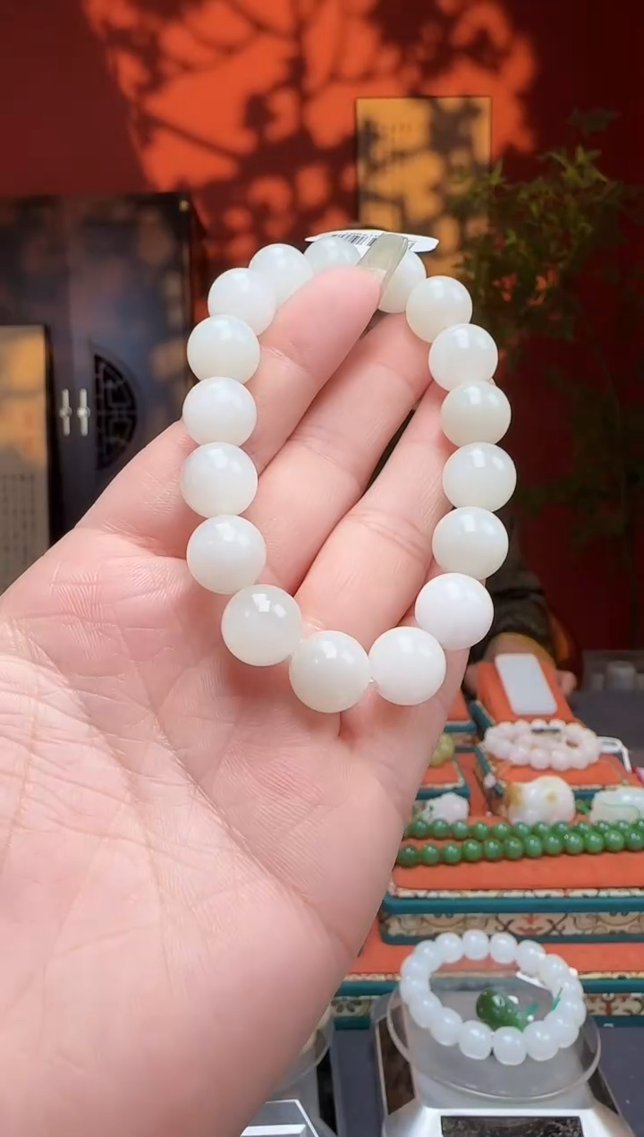 【闪购商品】和田玉手串未镶嵌手串12