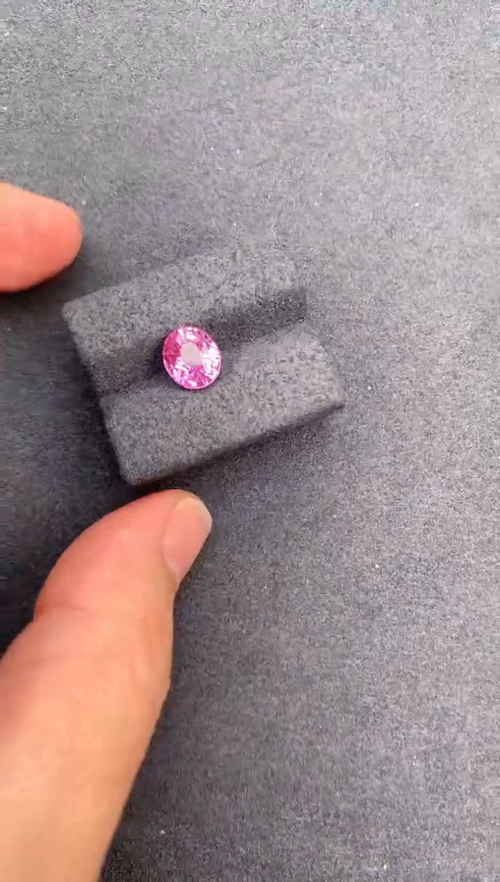 【闪购商品】彩色蓝宝石裸石未镶嵌2ct帕帕拉恰