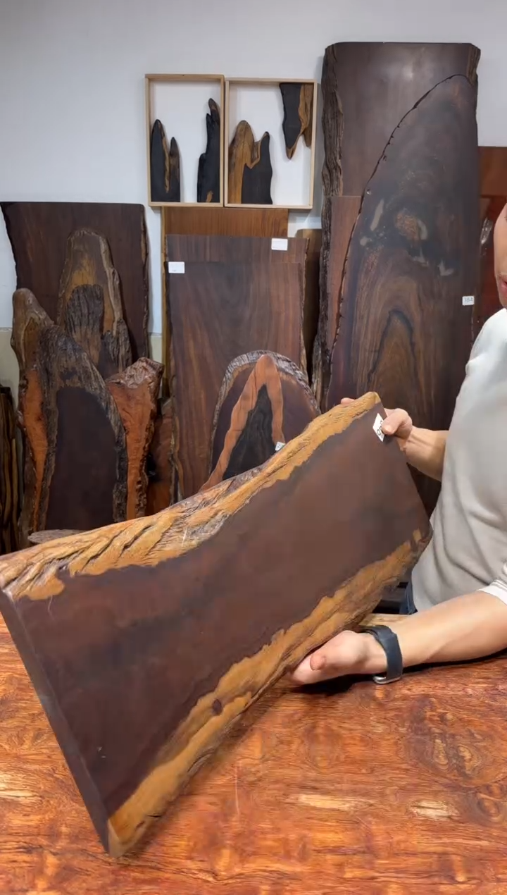 风车木（黑檀木）尺寸72*25*2.1编号346