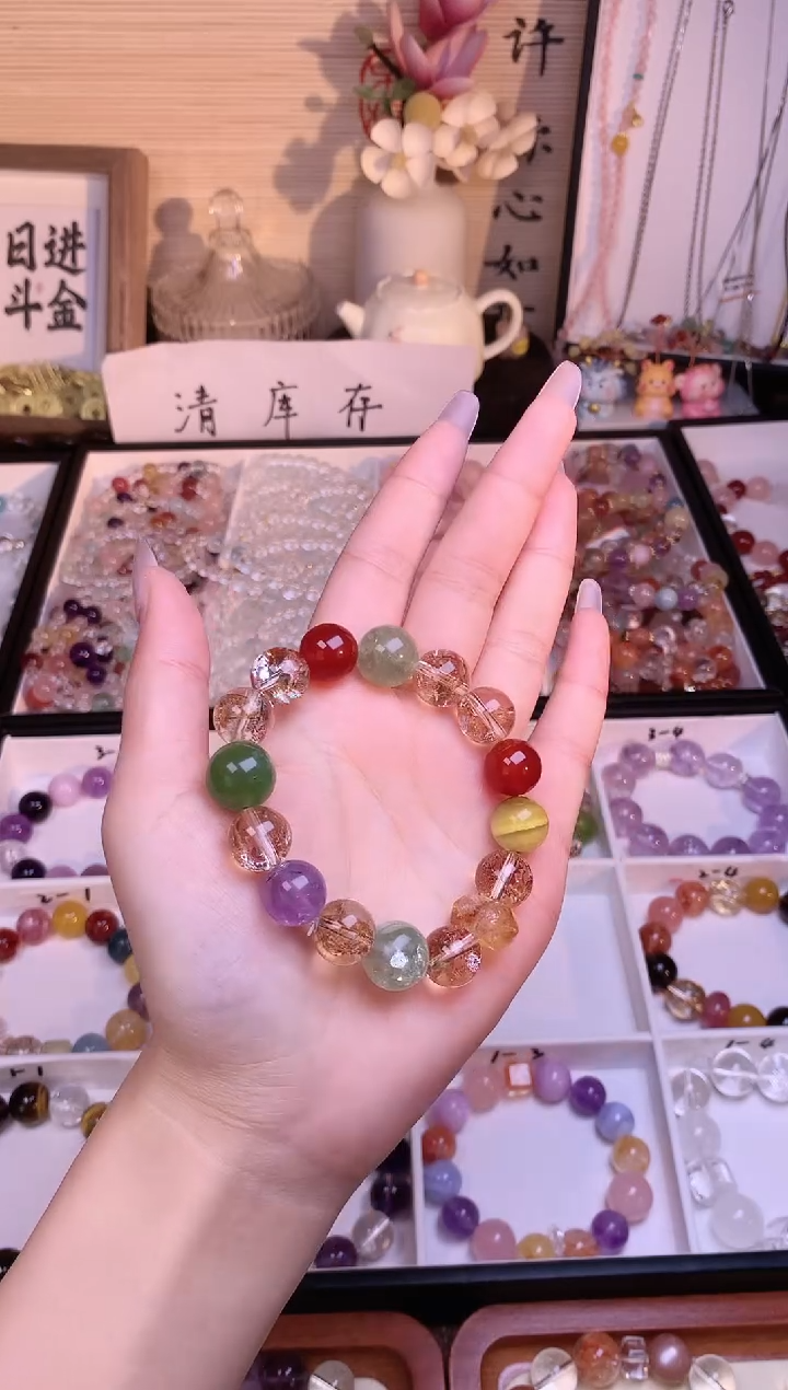 未镶嵌手串水晶1