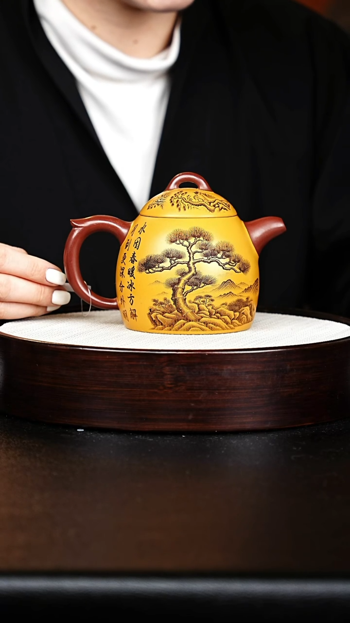 茶壶紫砂秦权壶 
