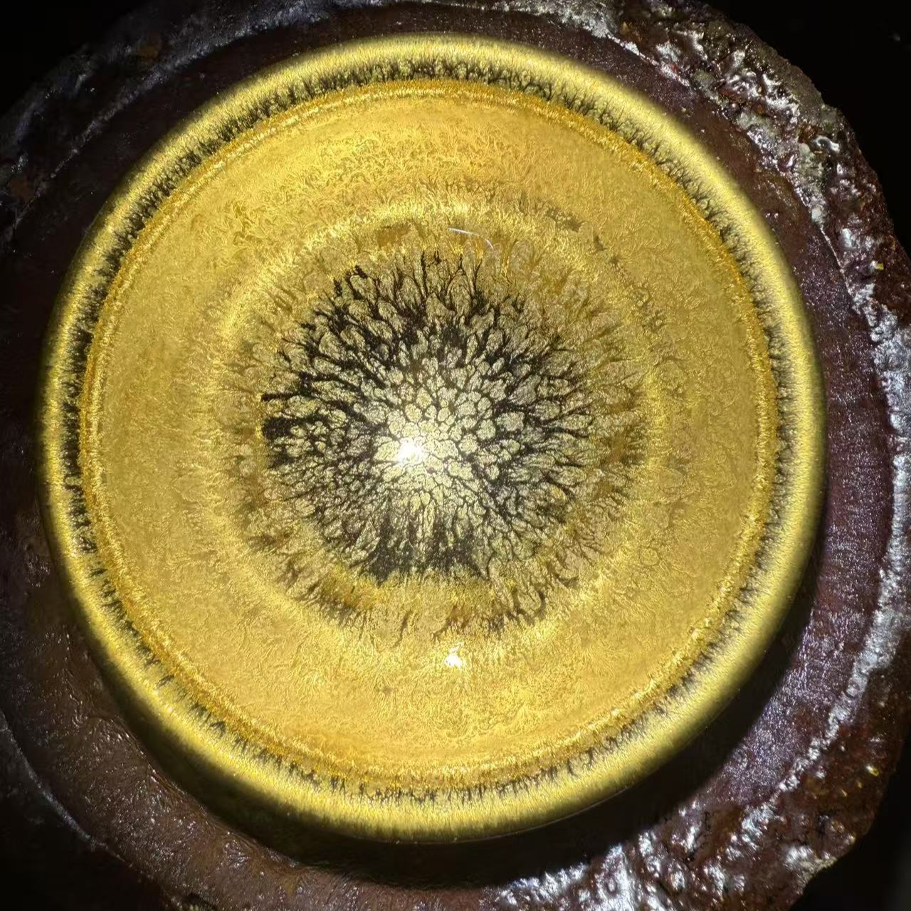 纯手工茶杯 金百花 将军 主人杯