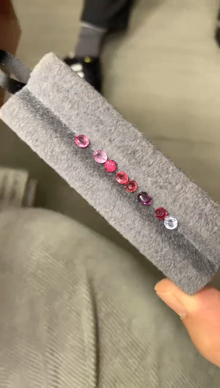 【闪购商品】尖晶石裸石未镶嵌一组8粒 2