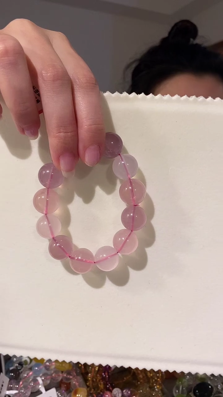 【闪购商品】水晶手链未镶嵌粉水多宝