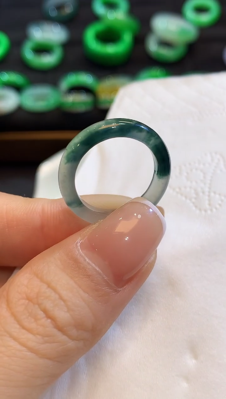 未镶嵌戒圈翡翠D6-13#圈口