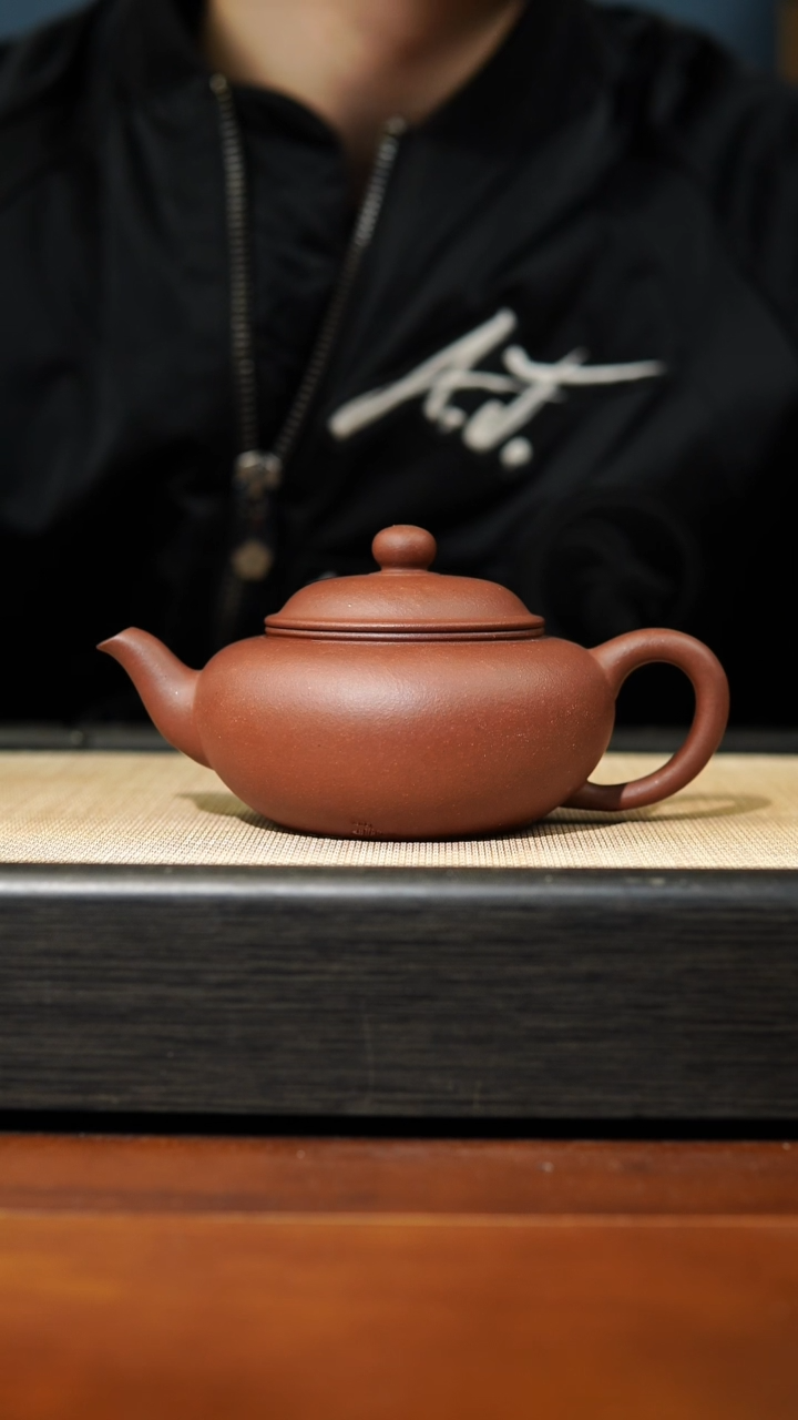 【闪购商品】紫砂茶壶底槽清扁樱，220cc