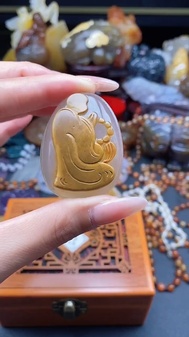 【闪购商品】玛瑙/玉髓颈饰未镶嵌dd