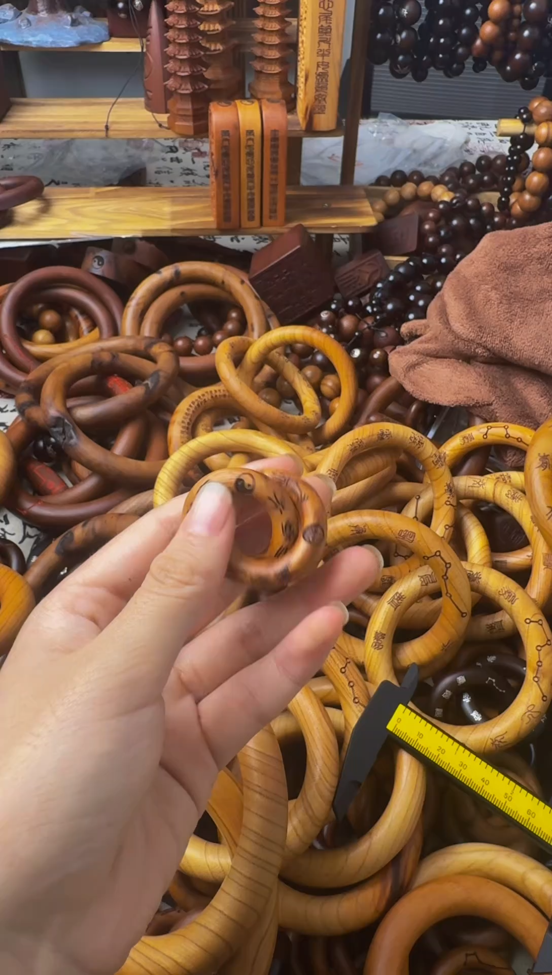 枣木乾坤圈一物一拍桃木20微瑕