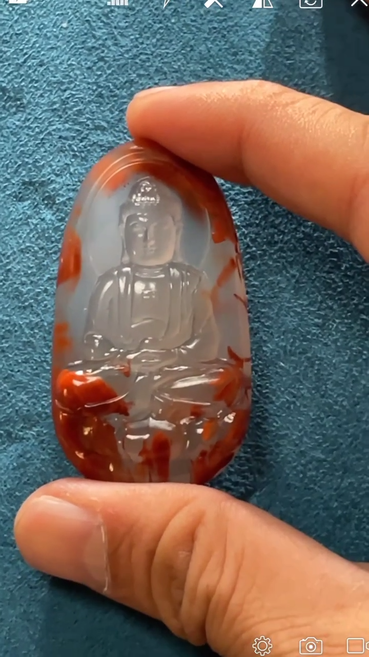 【闪购商品】南红玛瑙HXT未镶嵌大曰如来吊坠