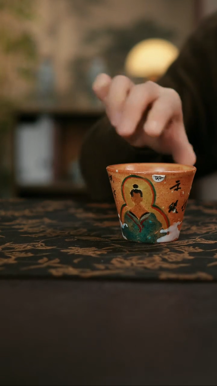 景德镇陶瓷杯碗柴烧多人