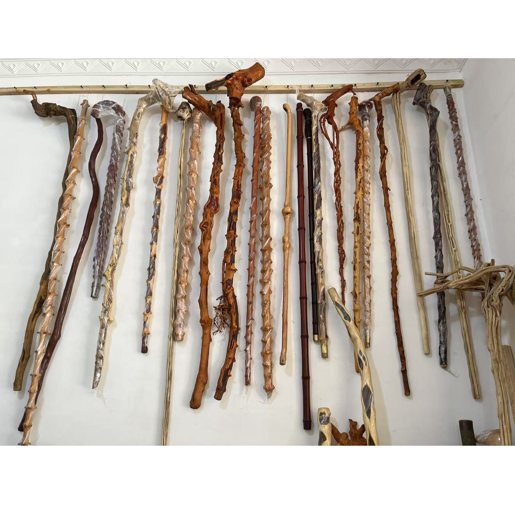 车载棍登山杖手把件