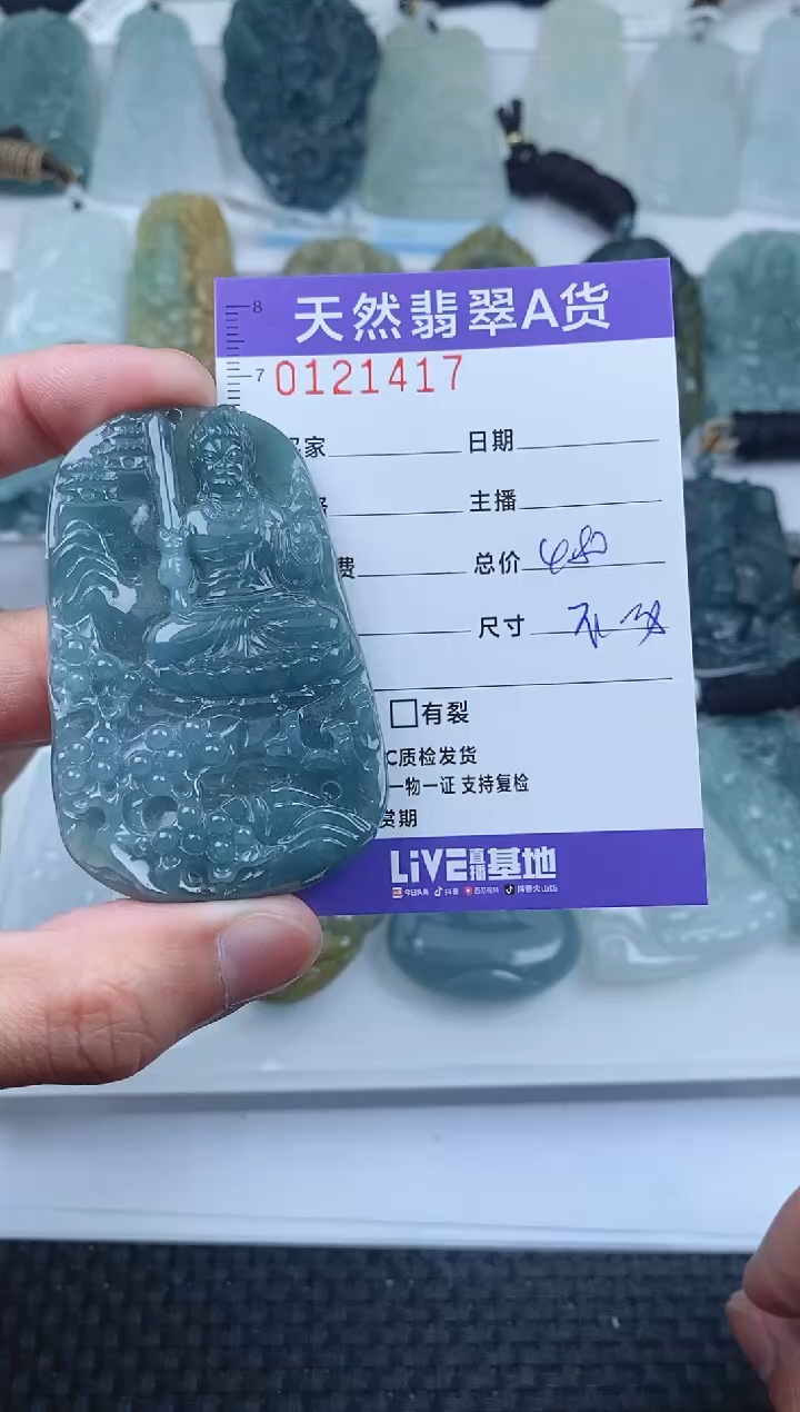 【闪购商品】翡翠颈饰未镶嵌        417