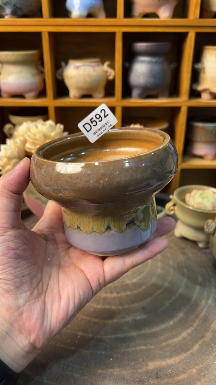592 内口9【喵喵推荐手工盆】